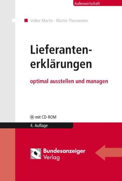 Lieferantenerklärungen: optimal ausstellen und managen Law
