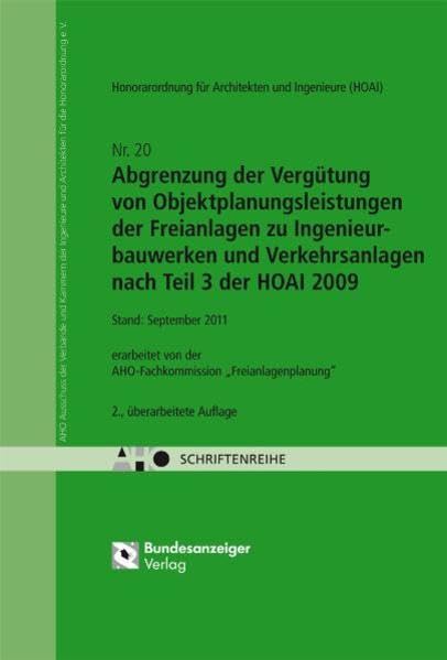Abgrenzung der Vergütung von Objektplanungsleistungen nach Teil 3 der HOAI 2009 Law