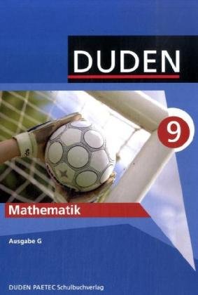 Duden Mathematik - Sekundarstufe I - Ausgabe G - Berlin: 9. Schuljahr - Schülerbuch Study Guides