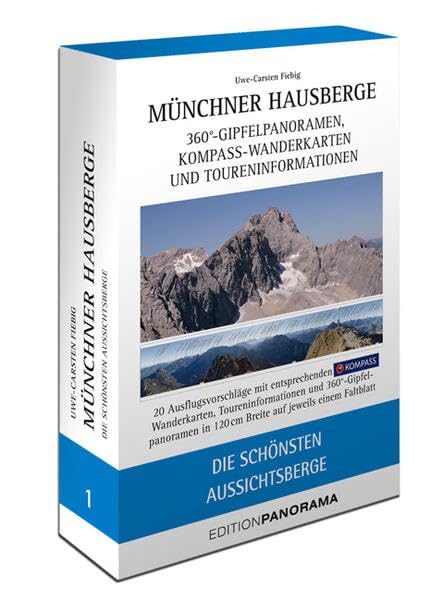 Münchner Hausberge Faltpanoramen: Die schönsten Aussichtsberge Leisure, Home & Garden