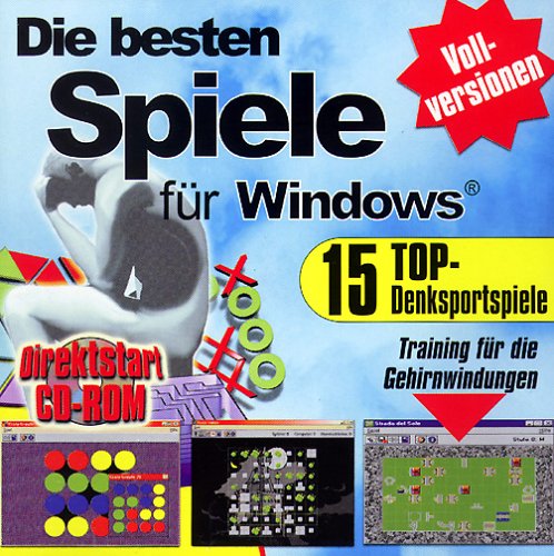 Die besten Spiele für Windows. 15 Denksport- Spiele. CD- ROM für Windows 95/98 Books
