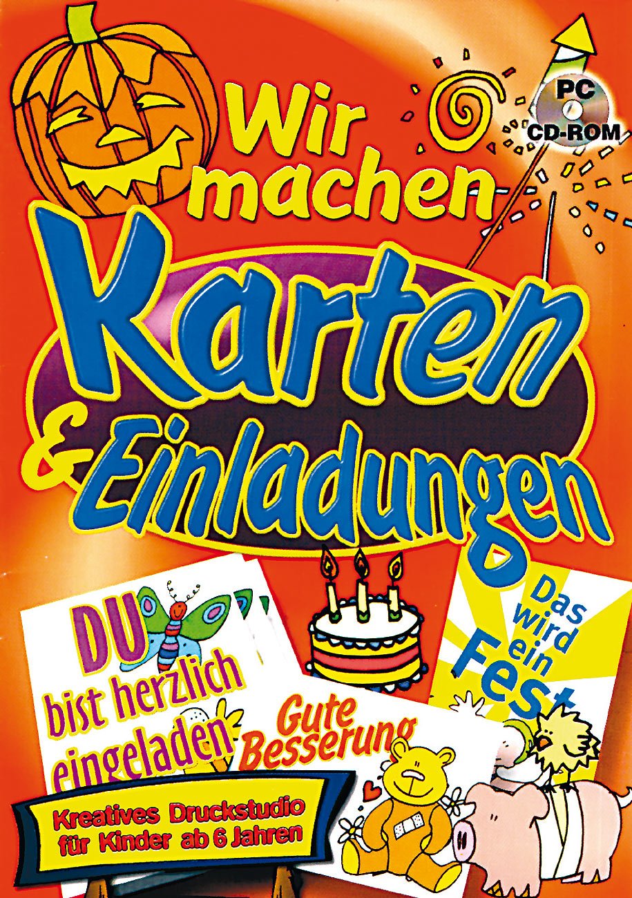 Wir machen Karten & Einladungen, 1 CD-ROMKreatives Druckstudio. Für Windows 95/98/ME/2000 Other software