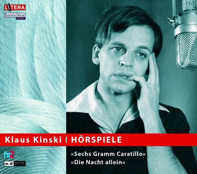 Klaus Kinski - Hörspiele. CD. Sechs Gramm Caratillo. Die Nacht allein. Contemporary literature
