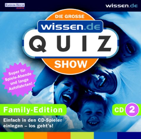 Die große wissen.de Quizshow, Family-Edition, 1 Audio-CD.Tl.2: 40 Min. Leisure & Fun