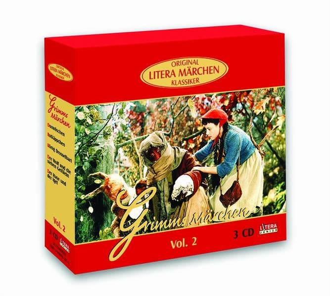 Grimms Märchen Vol. 2: Hörspiel: Dornröschen; Der Wolf und die 7 Geißlein; Der Trommler; Rotkäppchen; Der Hase und der Igel; Das tapfere Schneiderlein; König Drosselbart Health, Nutrition & Fitness