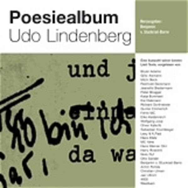 Poesie Album Udo Lindenberg: Eine Auswahl seiner besten Lied-Texte Books