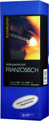 Aufbauwortschatz Französisch - leere Ersatzbox Study Guides