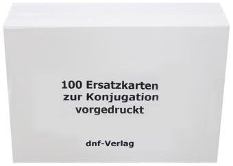 100 Ersatzkarteikarten zu "Die englischen /französischen /spanischen /italienischen /lateinischen /deutschen Verben", vorgedruckt: Zum Selberausfüllen Learning & Reference