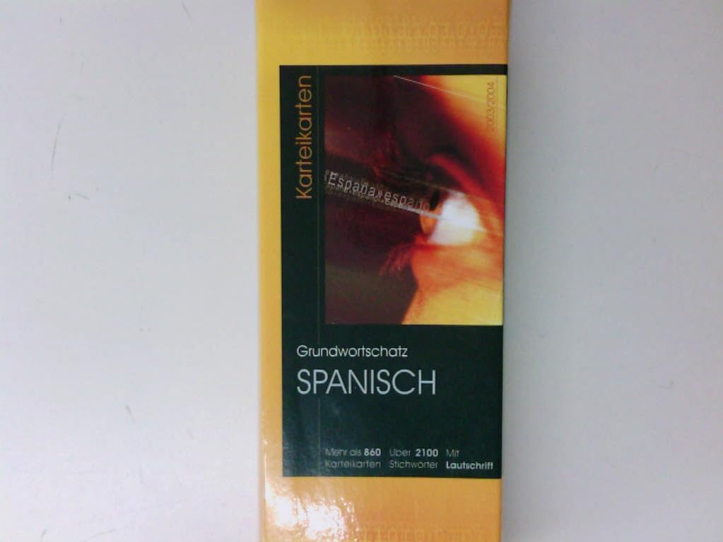 Grundwortschatz Spanisch: Karteikarten, inklusive Lautschrift Foreign Languages ​​& Dictionaries