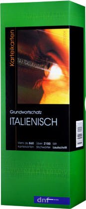 Grundwortschatz Italienisch: Karteikarten, inklusive Lautschrift Foreign Languages ​​& Dictionaries