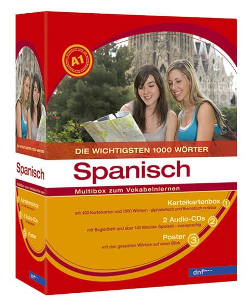 Multibox. Die wichtigsten 1000 Wörter. Spanisch Foreign Languages ​​& Dictionaries