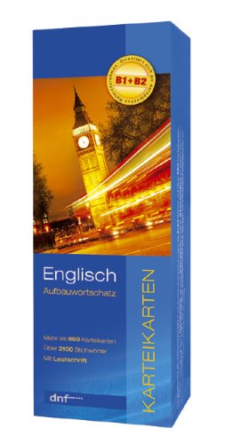 Aufbauworschatz Englisch, Karteikarten: Karteikarten Wortschatz Study Guides