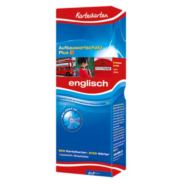 Karteikarten Aufbauwortschatz Plus - Englisch Niveau C1: 800 Karteikarten Foreign Languages ​​& Dictionaries
