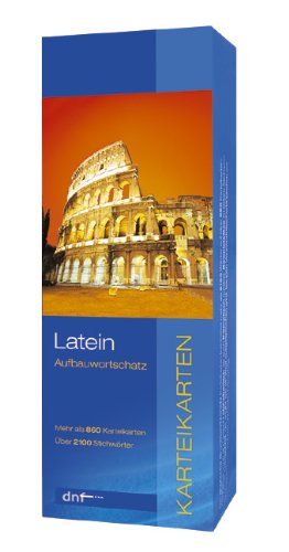 Aufbauwortschatz Latein, Karteikarten: Karteikarten Wortschatz Study Guides
