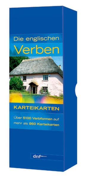 Karteikarten Die englischen Verben: 5100 Verbformen Foreign Languages ​​& Dictionaries