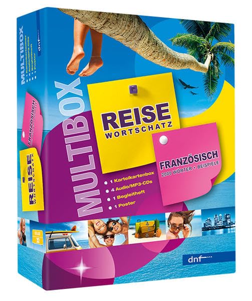 Multibox Reisewortschatz Französisch: 2000 Wörter, Beispiele Learning & Reference