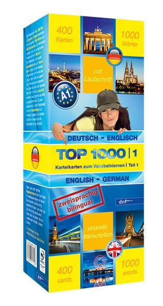 Top 1000 Teil 1. Deutsch-Englisch / Englisch-Deutsch: 400 Karteikarten book