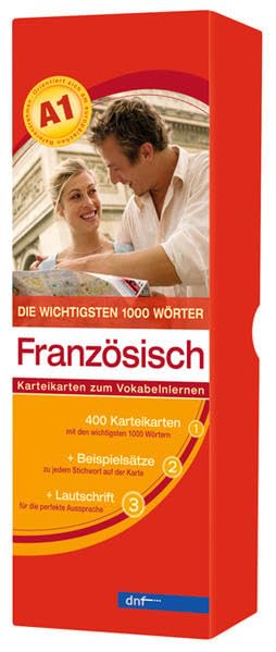 Karteikarten - Die wichtigsten 1000 Wörter, Französisch Study Guides