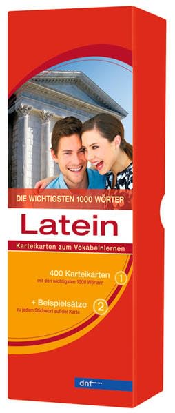 Karteikarten Die wichtigsten 1000 Wörter Latein (A1): (Auflage 2) Foreign Languages ​​& Dictionaries