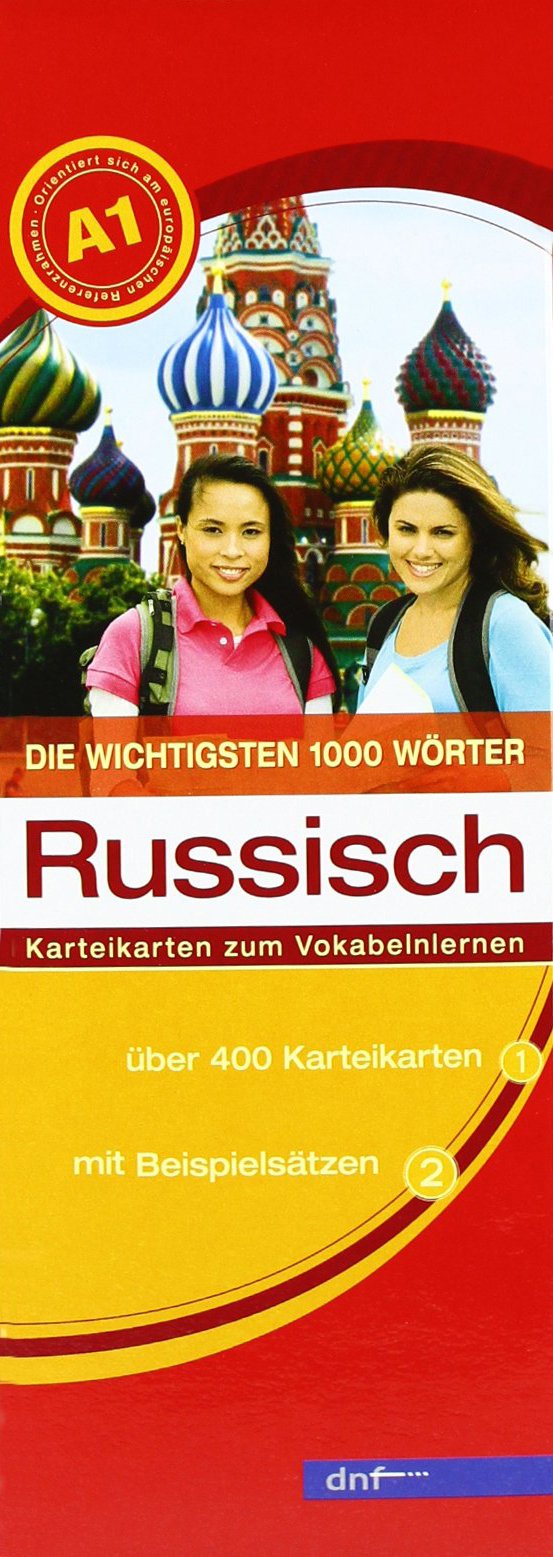 Karteikarten - Die wichtigsten 1000 Wörter, Russisch Foreign Languages ​​& Dictionaries