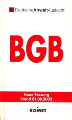 BGB - Bürgerliches Gesetzbuch Law