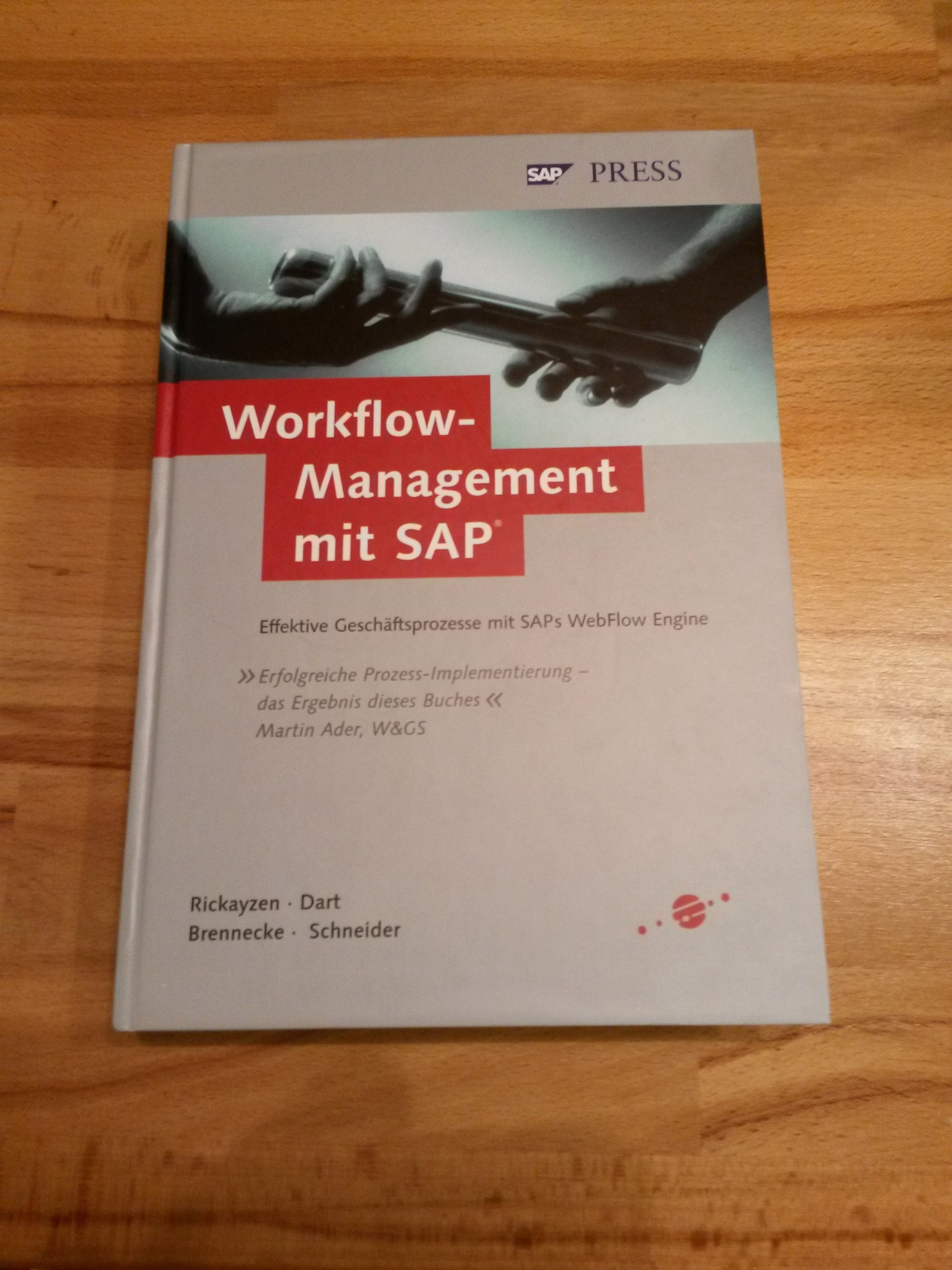 Product Image: Workflow-Management mit SAP. Effektive Geschäftsprozesse mit SAPs WebFlow Engine