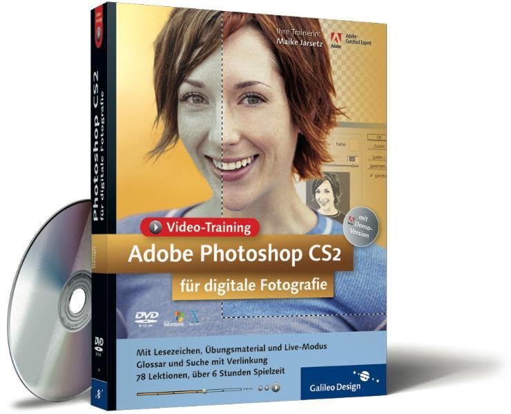 Adobe Photoshop CS2 für digitale Fotografie - Das Video-Training auf DVD Web & Graphic Design
