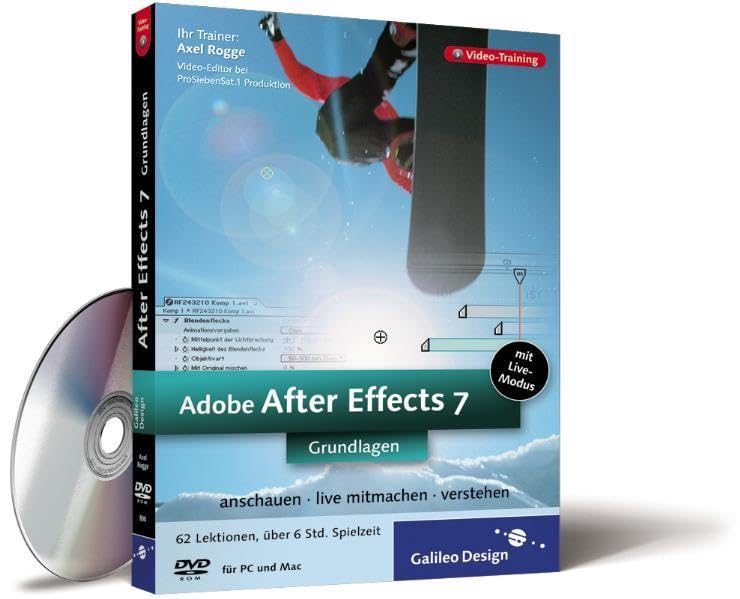 Adobe After Effects 7 - Die Grundlagen - Video-Training auf DVD Web & Graphic Design