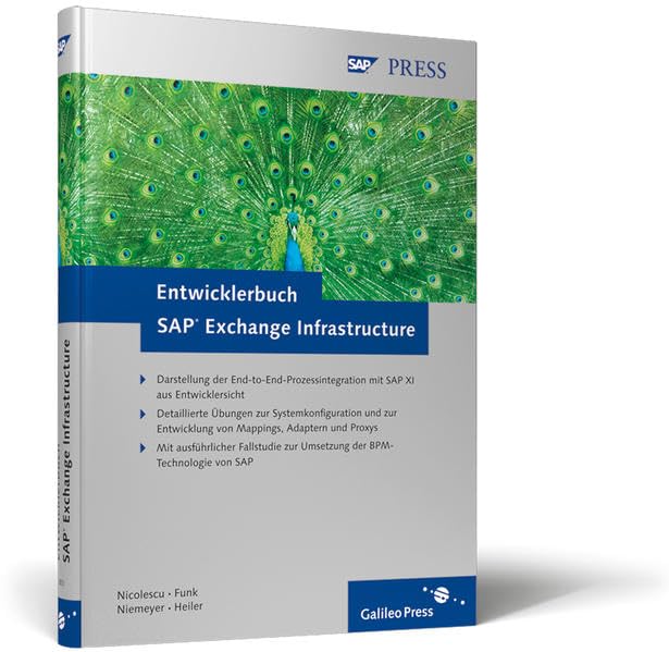 Entwicklerbuch SAP Exchange Infrastructure (SAP PRESS) Computer Science