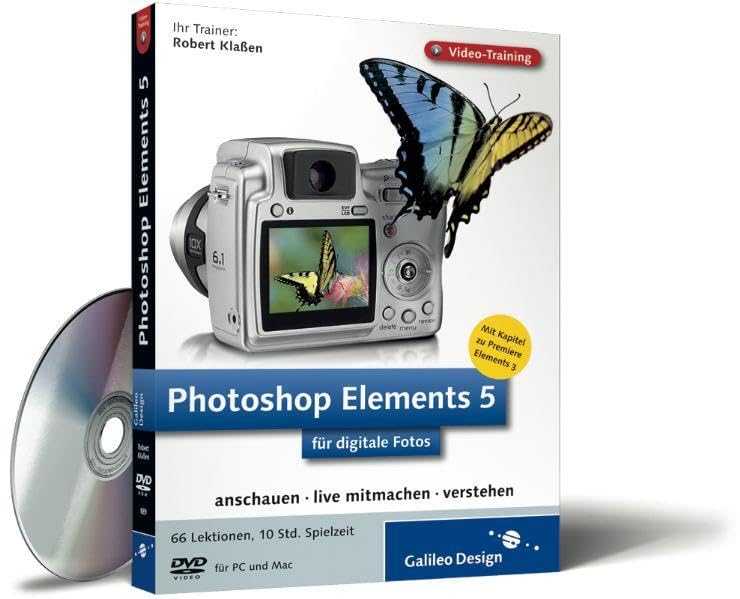 Photoshop Elements 5 für digitale Fotos - Video-Training (DVD-ROM) Web & Graphic Design