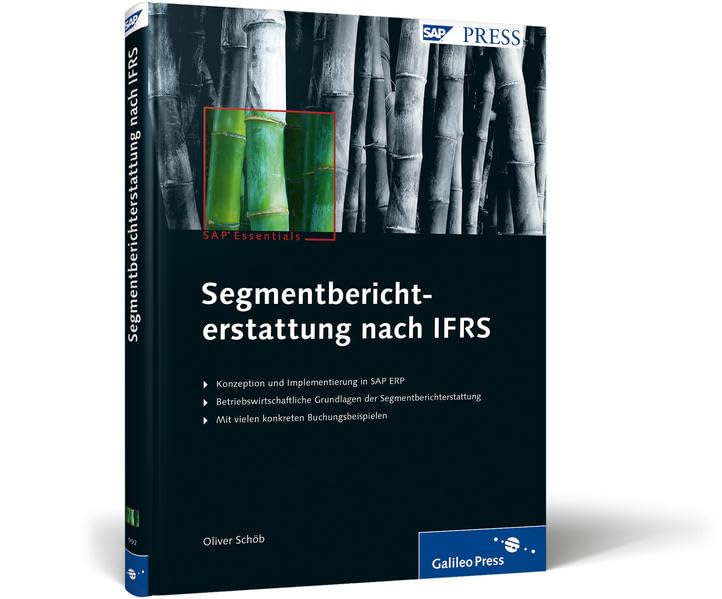 Segmentberichterstattung nach IFRS: Profit-Center-Rechnung mit SAP (CO-PCA) (SAP PRESS) Law