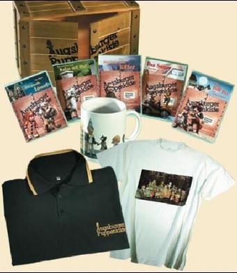 Augsburger Puppenkiste, Spezial Edition, 6 DVDs u. 1 Audio-CD in Holzkiste Books