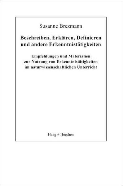 Beschreiben, Erklären,Definieren und andere Erkenntnistätigkeiten. Mathematics