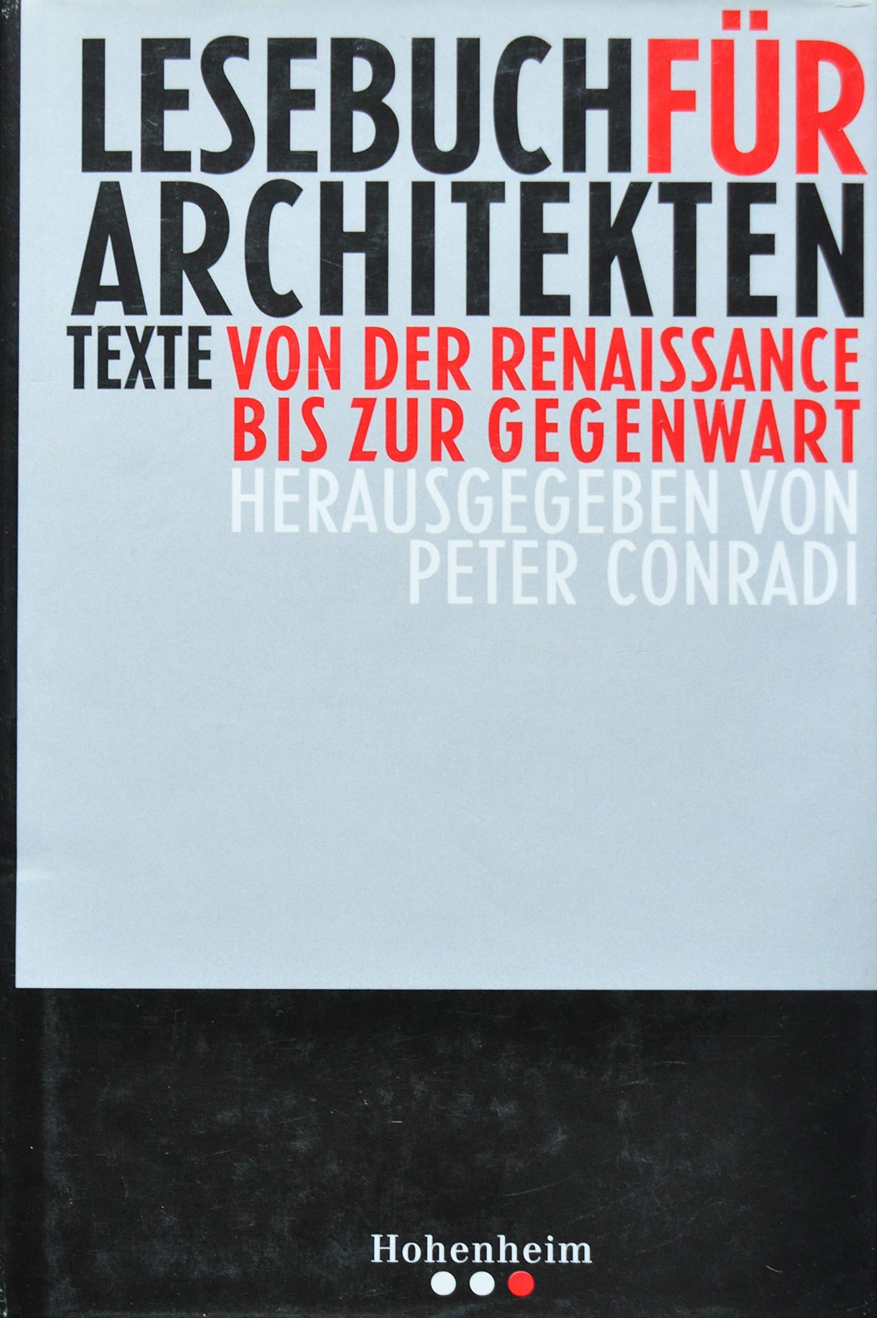 Conradi: Lesebuch für Architekten Architecture