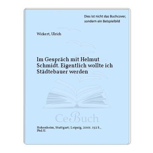 Eigentlich wollte ich Städtebauer werden Politics & Society Books