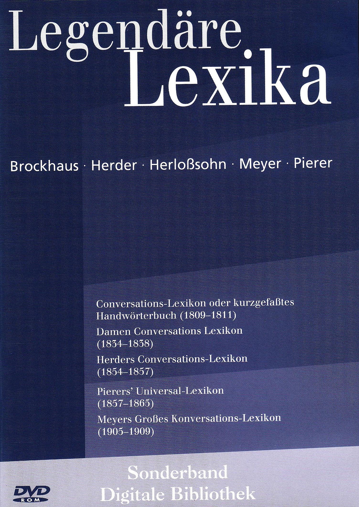 Legendäre Lexika: Conversations-Lexikon oder kurzgefaßtes Handwörterbuch (1809-1811); Damen Conversations Lexikon (1834-1838); Herders ... Großes Konversations-Lexikon (1905-1909) Books