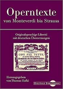 Product Image: Operntexte von Monteverdi bis Strauss