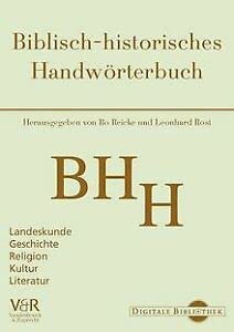Biblisch-historisches Handwörterbuch BHH, 1 CD-ROM Landeskunde, Geschichte, Religion, Kultur, Literatur. Für MS Windows 95, 98, ME, NT, 2000, XP oder MacOS ab 10.2 Movies