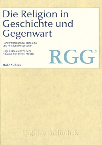 Digitale Bibliothek 012: RGG Religion in Geschichte und Gegenwart (PC+MAC) Other software