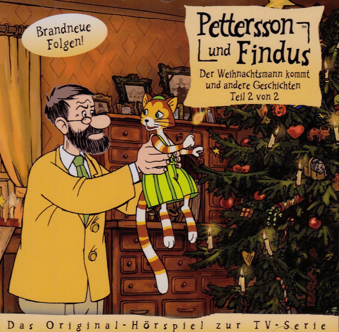 Pettersson & Findus - Der Weihnachtsmann und andere Geschichten.Tl.2,1 Audio-CD Children's books