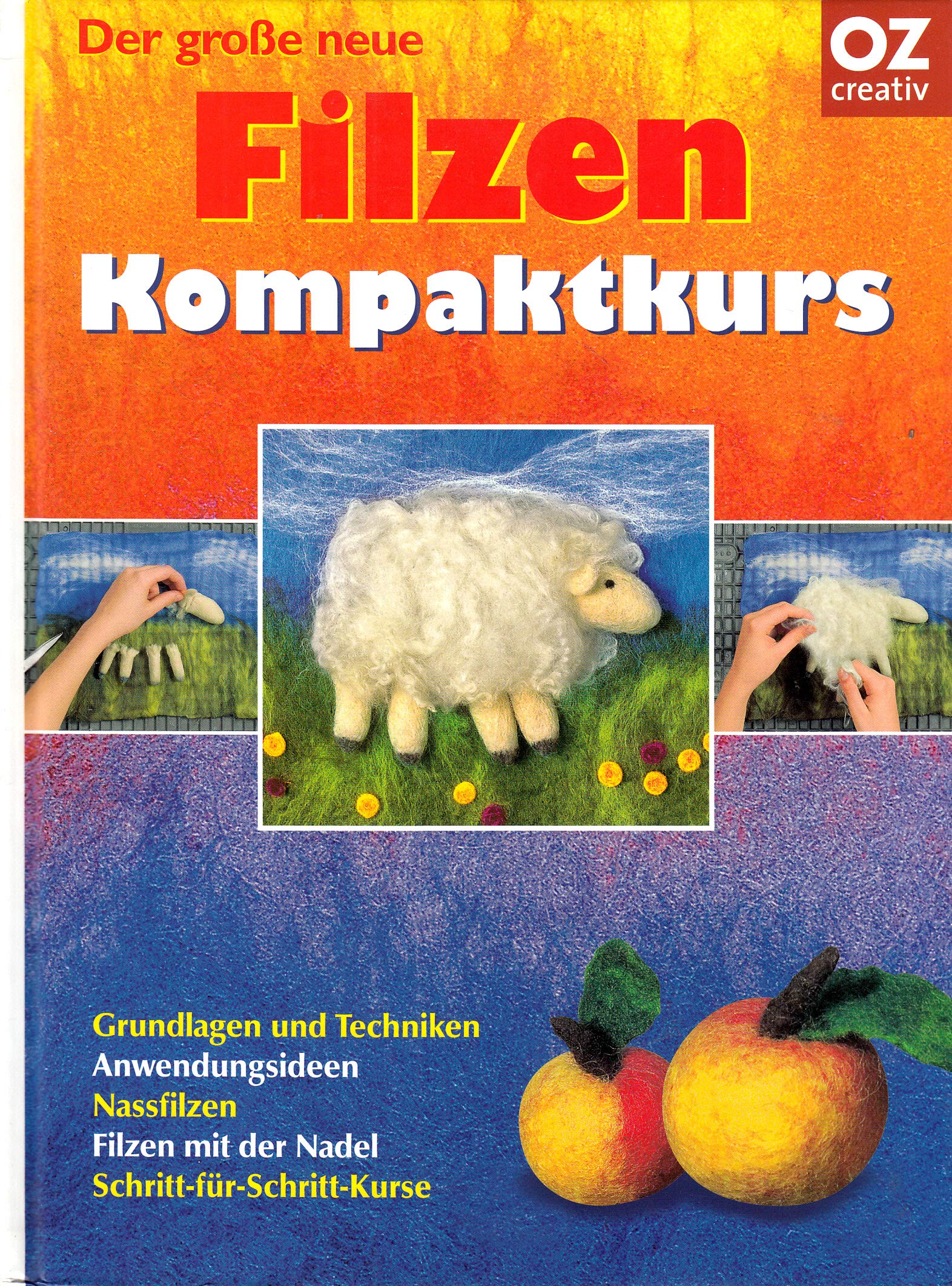 Der grosse neue Filzen Kompaktkurs: Grundlagen und Techniken, Anwendungsideen, Nassfilzen, Filzen mit der Nadel, Schritt-für-Schritt-Kurse Hobbies & Crafts