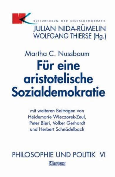 Für eine aristotelische Sozialdemokratie book