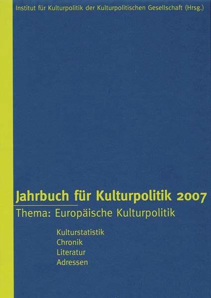Jahrbuch für Kulturpolitik 2007 Law