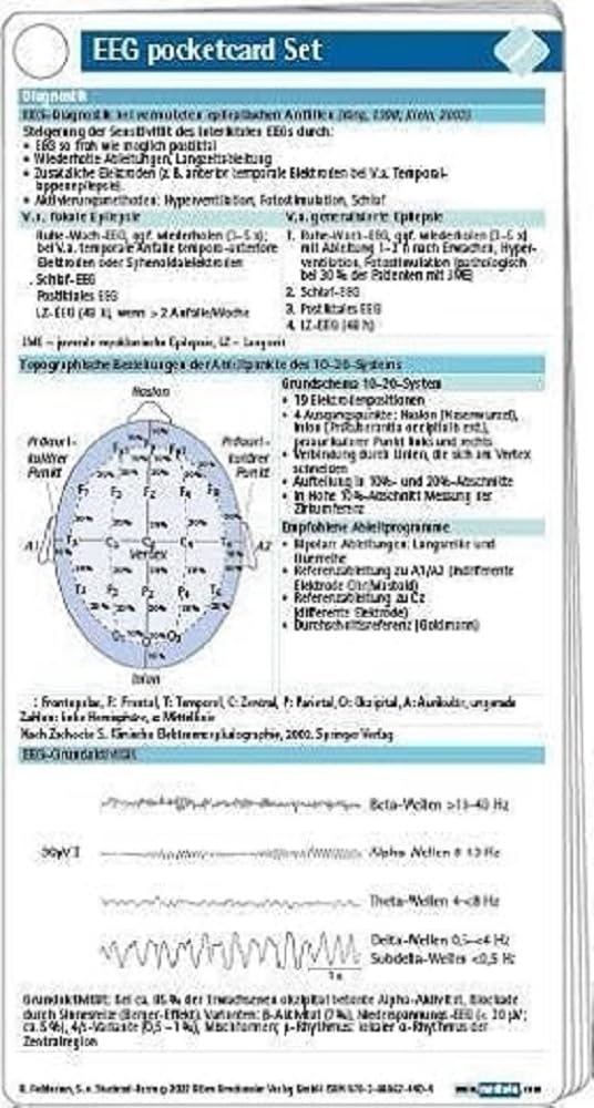 EEG pocketcard Set Medicine Books
