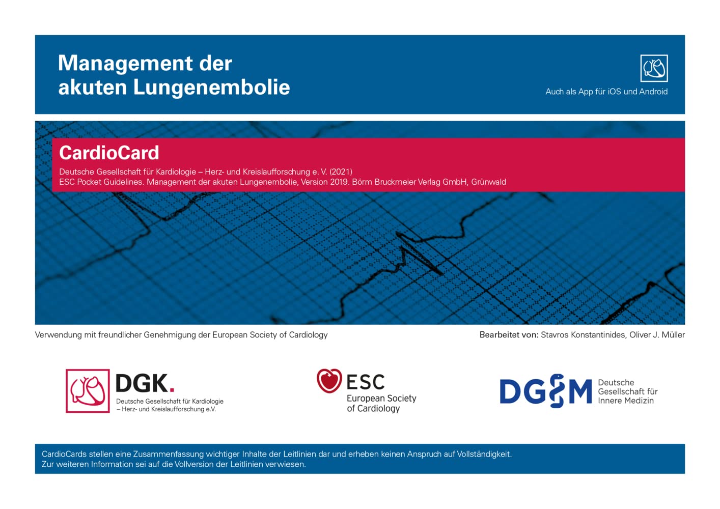 Management der akuten Lungenembolie Medicine