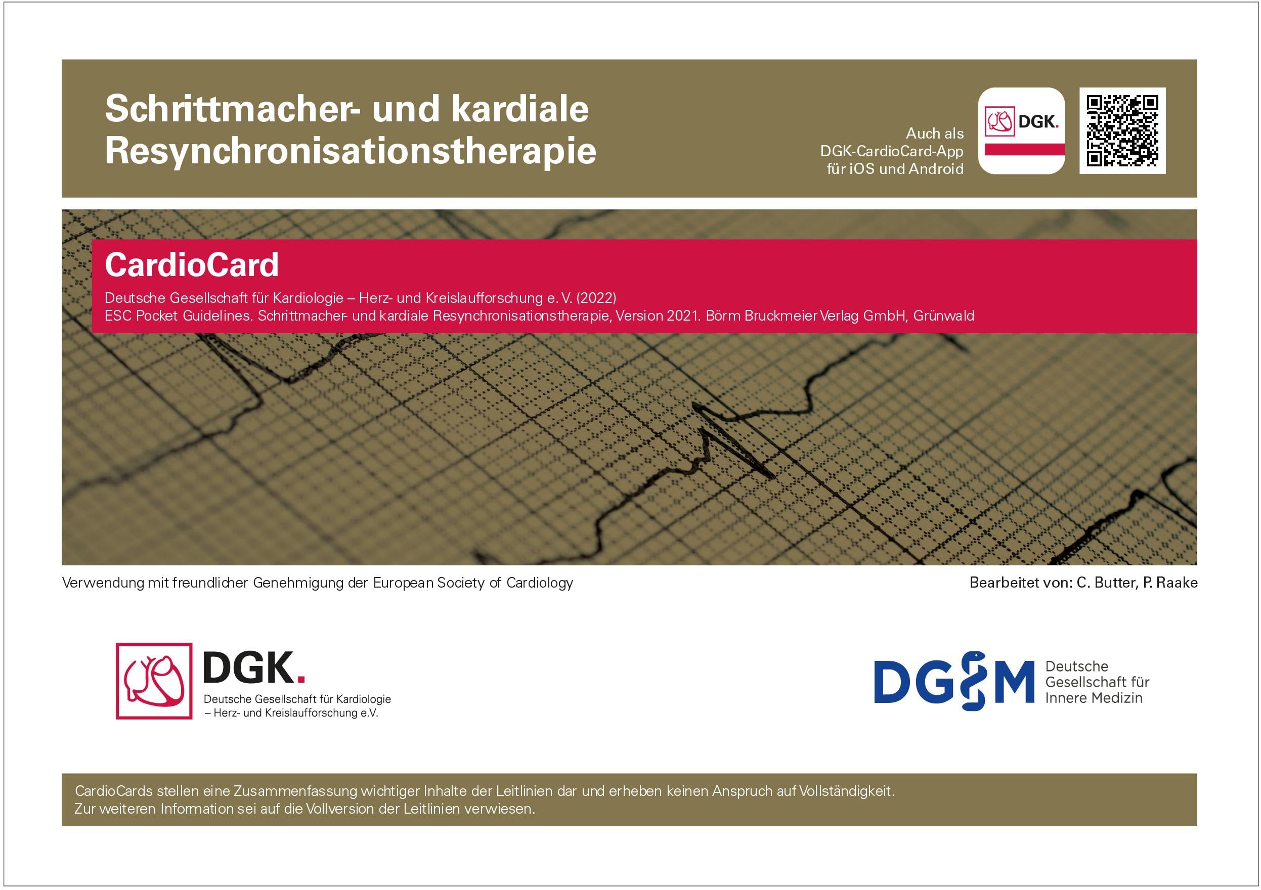 Schrittmacher- und kardiale Resynchronisationstherapie Medicine