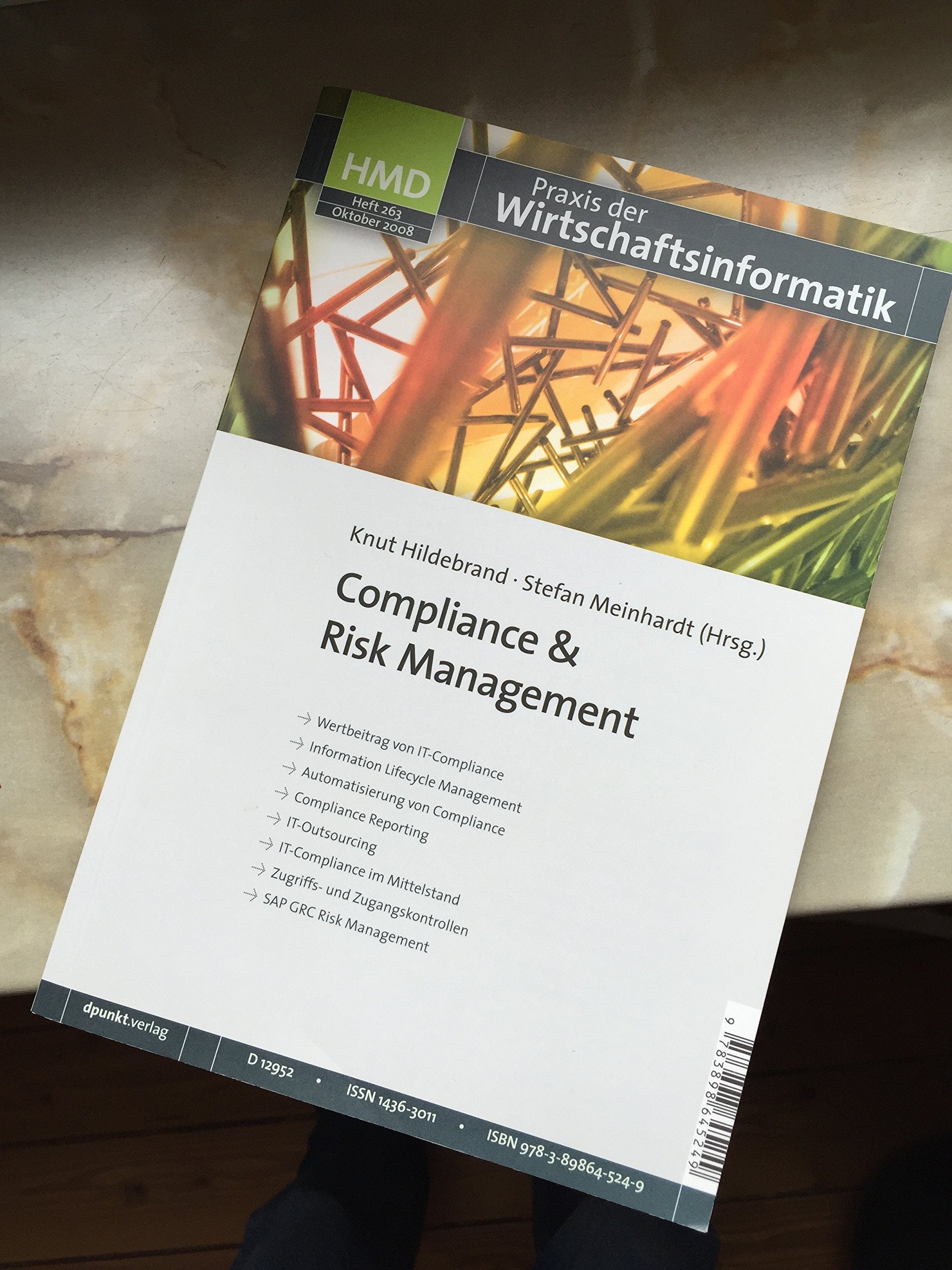Product Image: Compliance & Risk Management: HMD - Praxis der Wirtschaftsinformatik