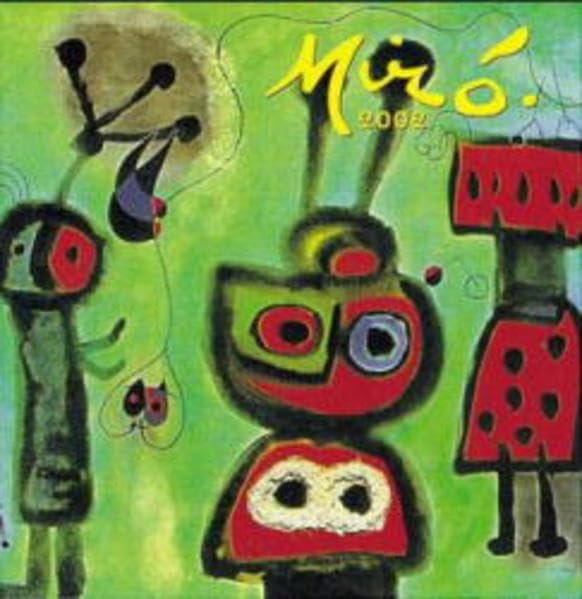 Kalender, Miro, Mini Broschürenkalender (Joan Miro Calendar) Film, Art & Culture