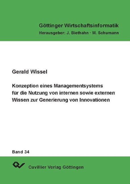 Konzeption eines Managementsystems für die Nutzung von internen und externen Wissen zur Generierung von Innovationen Law