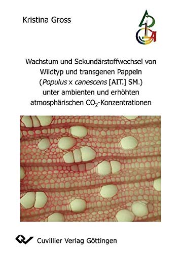 Wachstum und Sekundärstoffwechsel von Wildtyp und transgenen Pappeln (Populus x canescens SM.) unter ambienten und erhöhten atmosphärischen CO2-Konzentrationen Leisure, Home & Garden